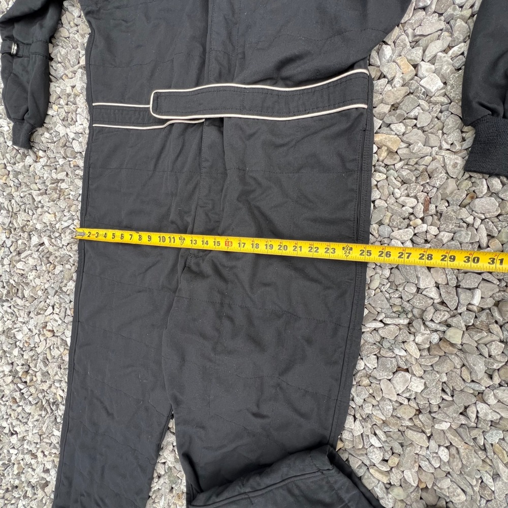 Impact Racing Suit SFI 3-2A/5 Black One Piece Driving Fire Suit Mens 3X 52 - Picture 7 of 16